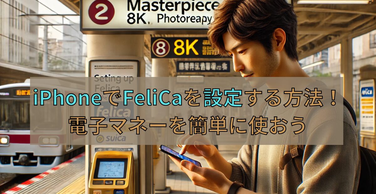 iPhoneでフェリカを設定する方法！電子マネーを簡単に使おう - 自宅を警備する人のiPhone雑学ブログ